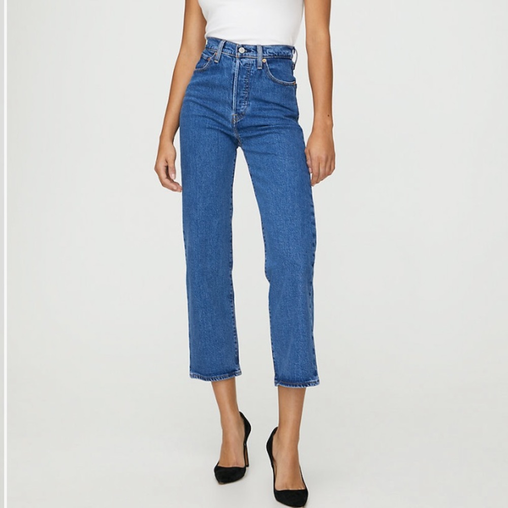 Levis Ribcage Straight in Georgie